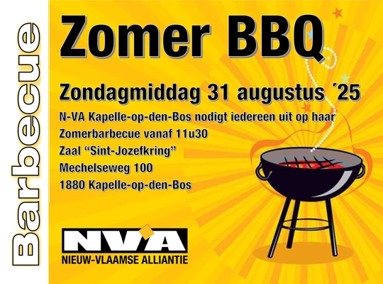 Zomer BBQ N-VA Kapelle-op-den-Bos