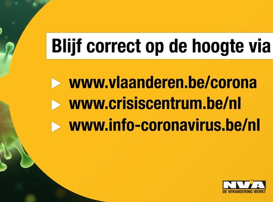 Corona: blijf op de hoogte